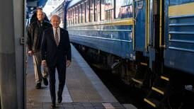 Joe Biden byttet ut Air Force One med Rail Force One i Ukraina