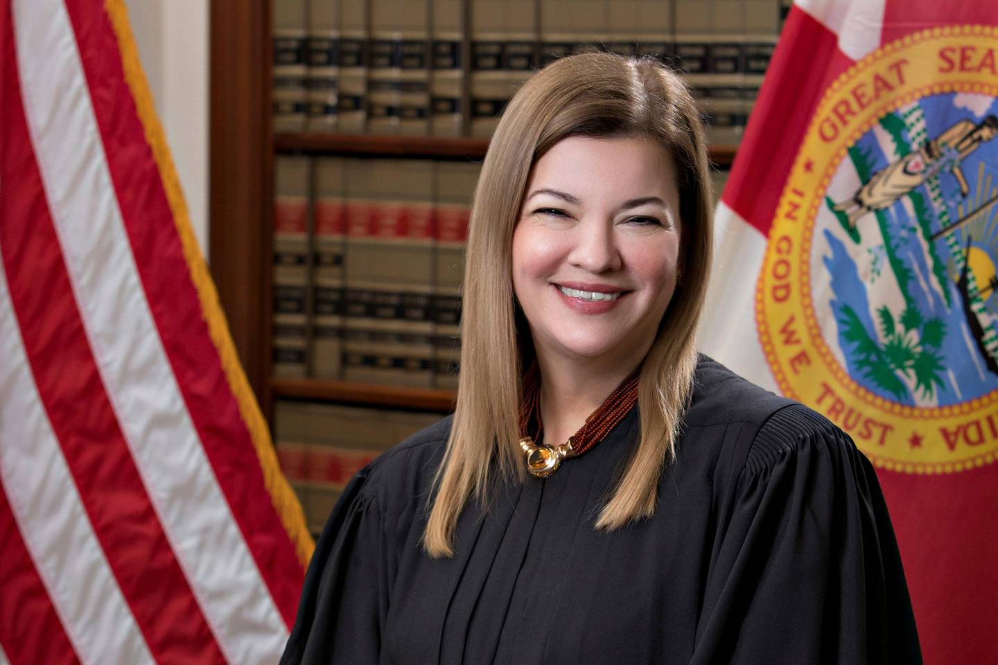 This handout photo obtained September 21, 2020 courtesy of the Florida Supreme Court shows Justice Barbara Lagoa. - President Donald Trump said September 21, 2020 he will nominate a replacement for the late Ruth Bader Ginsburg on the Supreme Court at the end of this week and insisted that the Senate should vote before the coming election."I will announce it either Friday or Saturday and then the work begins, but hopefully it won't be too much work," Trump told Fox News.He confirmed that two women -- Judge Amy Coney Barrett and Judge Barbara Lagoa -- feature prominently on his short list, noting that Lagoa is a Hispanic-American from the vital electoral state of Florida. Lagoa is "excellent, she's Hispanic, she's a terrific woman," he said. "We love Florida." (Photo by Handout / Florida Supreme Court / AFP) / RESTRICTED TO EDITORIAL USE - MANDATORY CREDIT "AFP PHOTO /FLORIDA SUPREME COURT/HANDOUT " - NO MARKETING - NO ADVERTISING CAMPAIGNS - DISTRIBUTED AS A SERVICE TO CLIENTS
