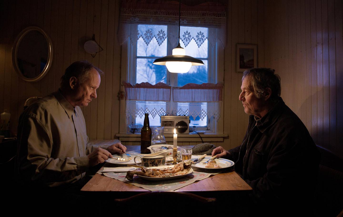 Stellan Skarsgård og Bjørn Floberg i «Ut og stjæle hester»