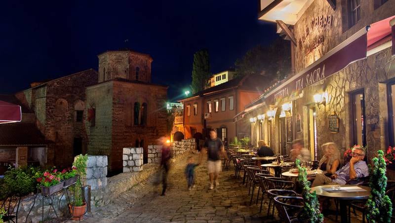 Makedonia byr på milde kvelder og ­behagelig kaféliv. FOTO: JONAS GRATZER