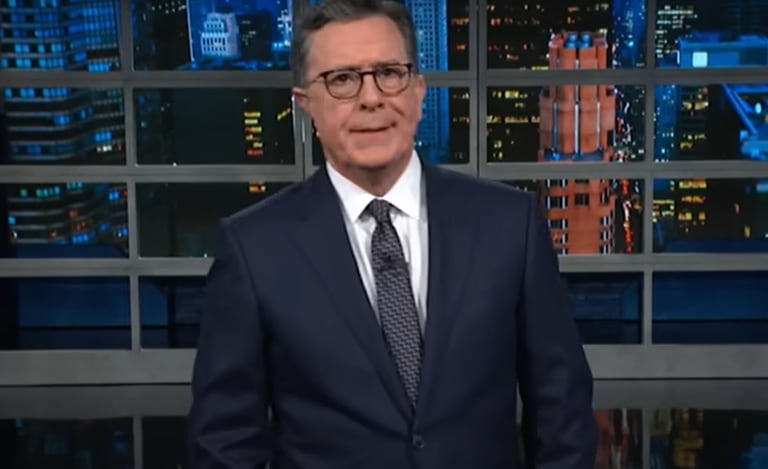 Programleder Stephen Colbert på The Late Show.