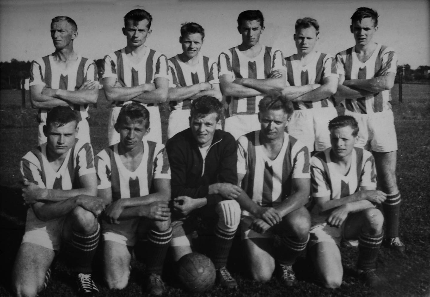 Fotballspillere fra Borgar IL på 1960-tallet.