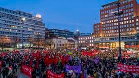 Rundt 10.000 møtte opp for å markere kvinnedagen i Oslo