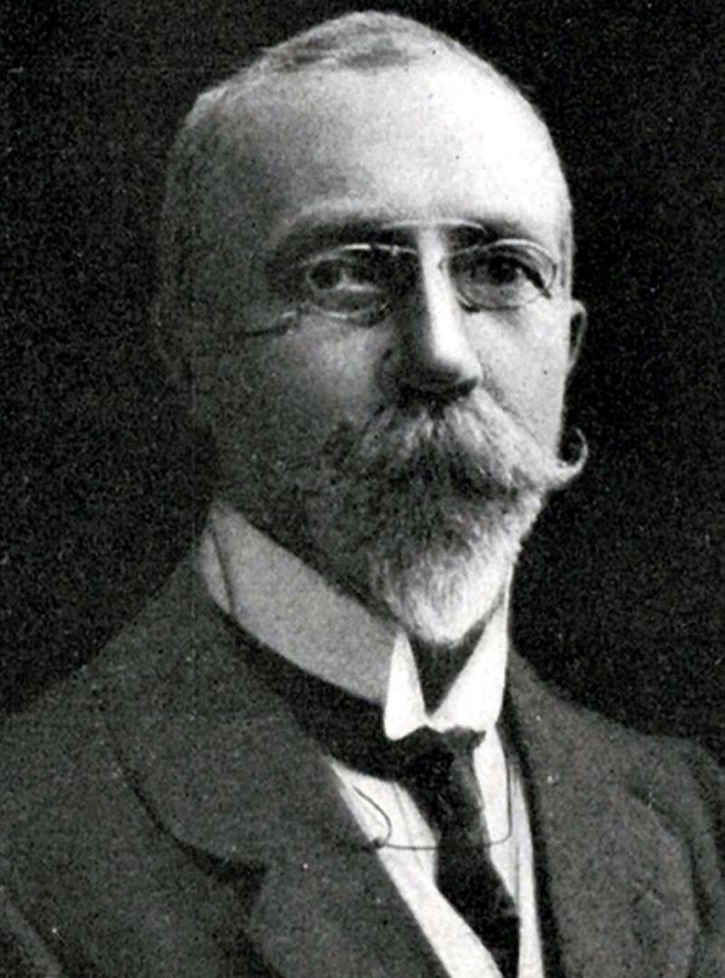 Stortingskandidat for Ap i 1906: J.R. Schreiner.
Foto: Moss Dagblads arkiv