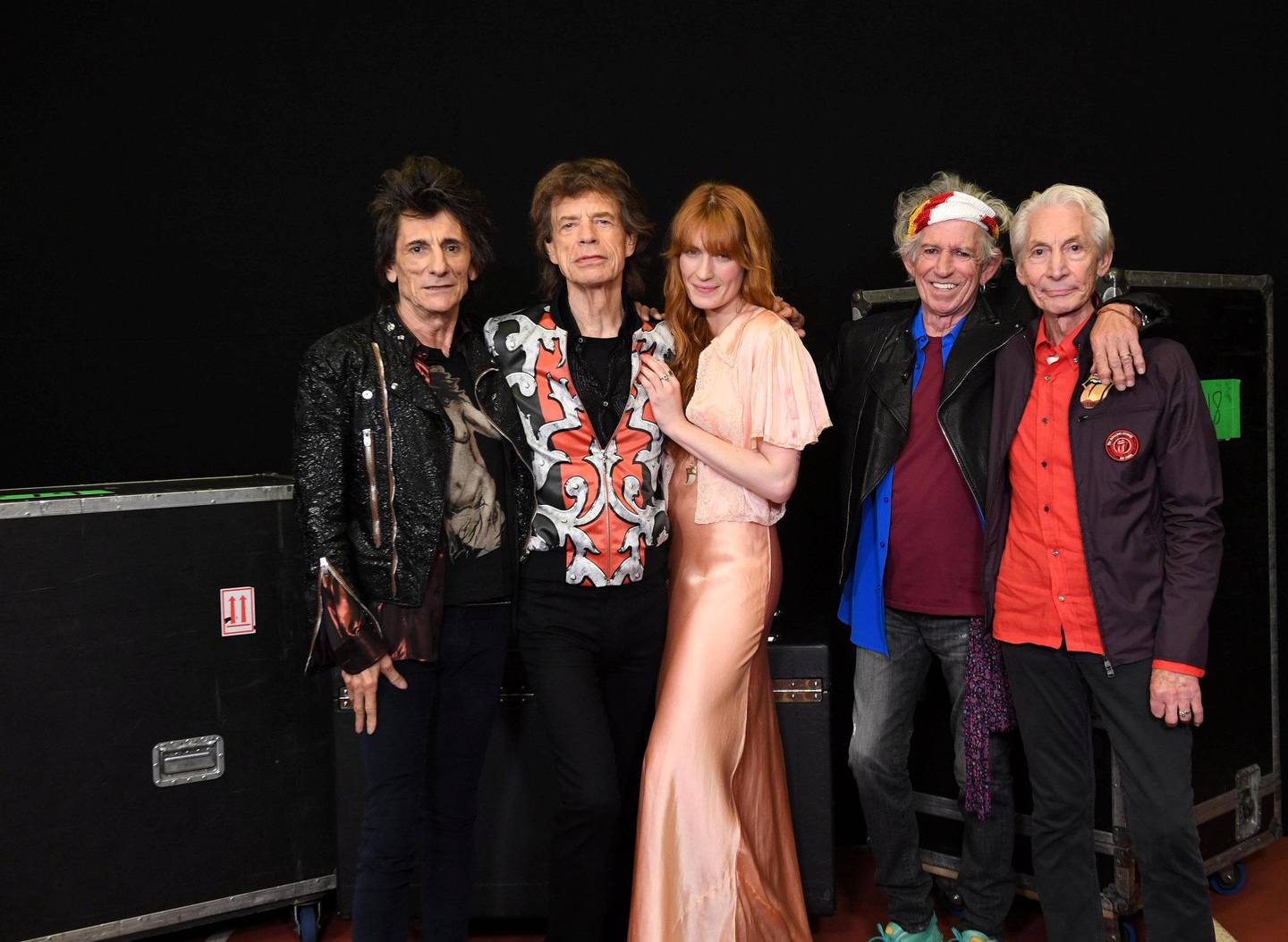 The Rolling Stones gir ut et nytt samlealbum, med en gjesteopptreden av Florence Welch. FOTO: UNIVERSAL MUSIC