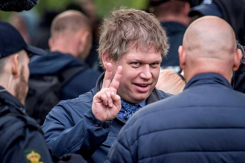 Rasmus Paludan, leder for nasjonalistpartiet Stram Kurs