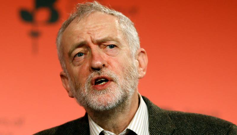 Storbritannias Labour-leder Jeremy Corbyn sliter med oppslutningen. FOTO: NTB SCANPIX