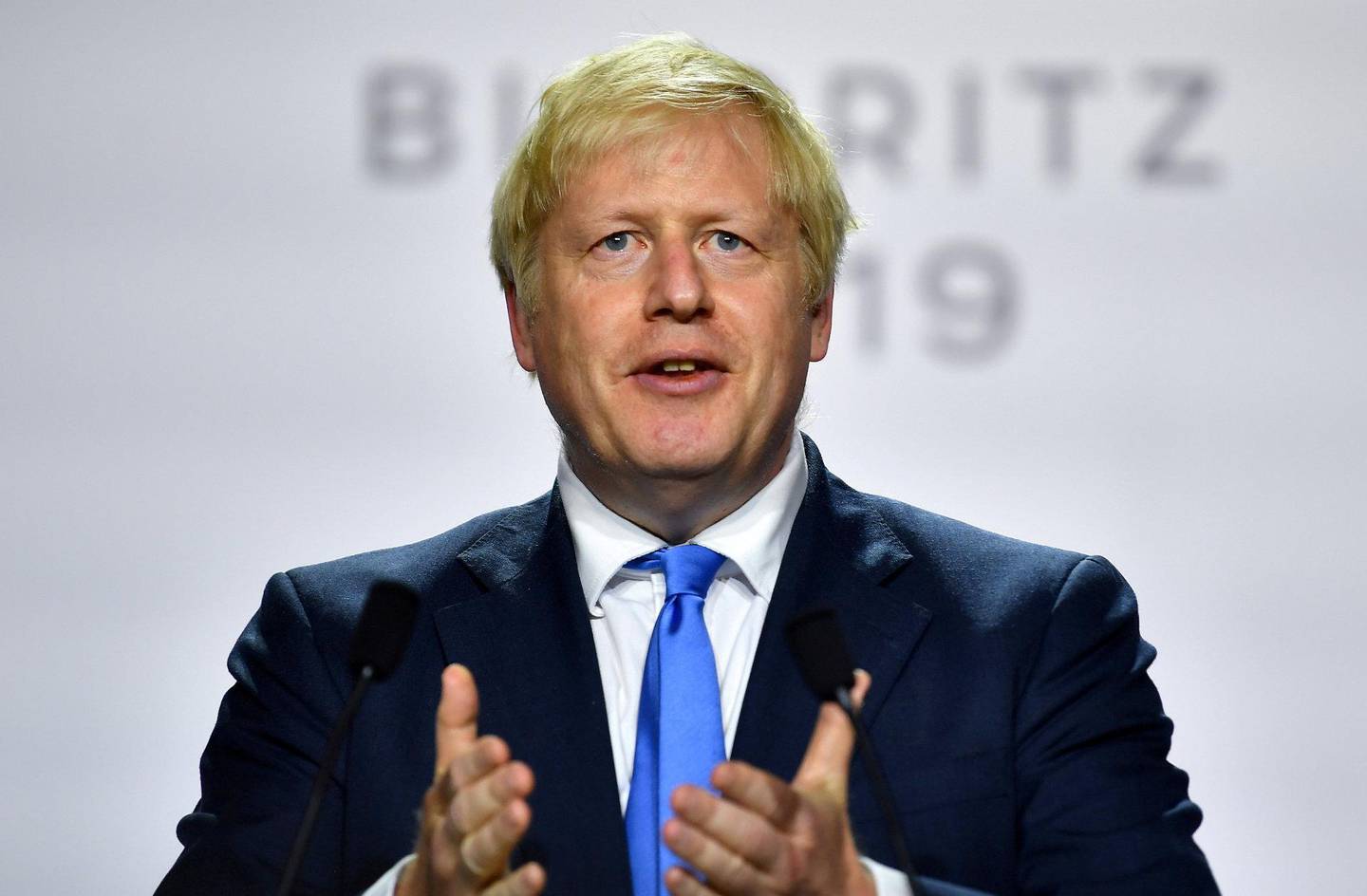 VIL GJENNOMFØRE: Statsminister Boris Johnson vil ha brexit gjennomført 31. oktober, uansett på hvilken måte. FOTO: NTB SCANPIX