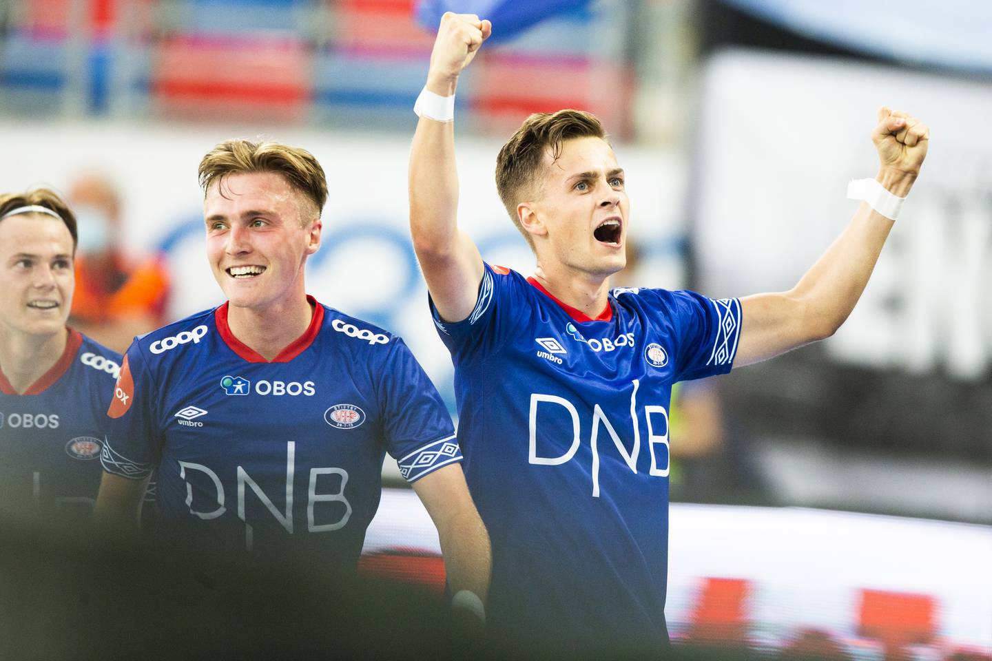 Henrik Udahl scoret to mål da VIF slo Sarpsborg 08 4-1. Sjekk vår vurdering av VIF-spillerne her. Foto: