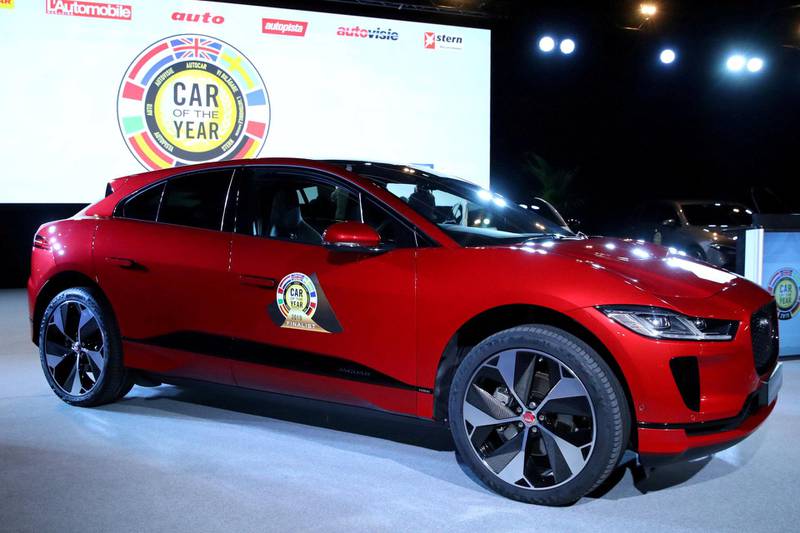 I-Pace ble årets vinner, som første bilmodell noensinne fra Jaguar.