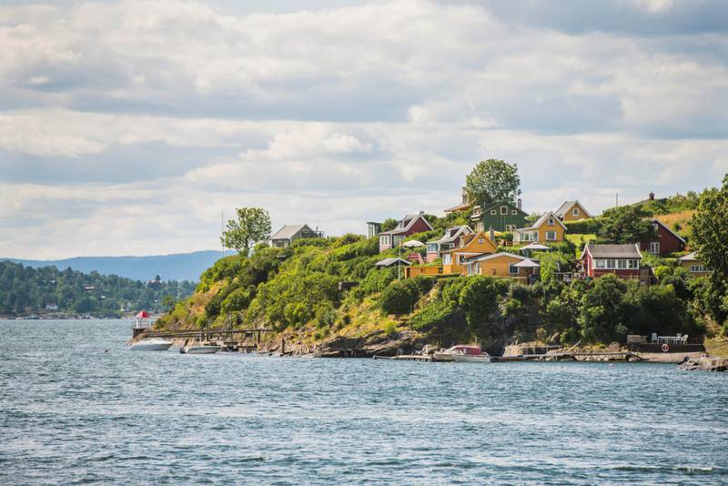 HJEM: Lindøya i indre Oslofjord har vært både bosted og kontor for de ansatte i Osloferjene. Foto: Fredrik Varfjell / NTB scanpix