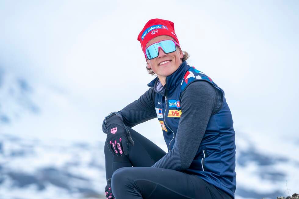 Johannes Høsflot Klæbo avbildet på skilandslagets samling på Sognefjellet. Foto: Terje Pedersen / NTB