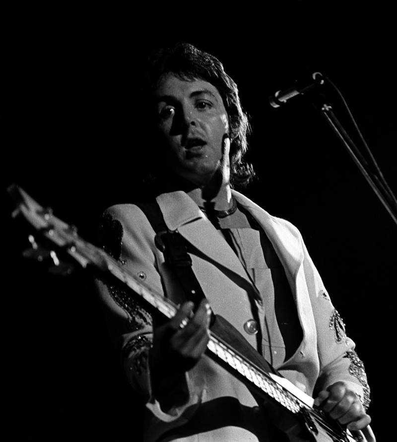 1972: Paul McCartney i Oslo for første gang, i Njårdhallen. FOTO: ERIK THORBERG/NTB scanpix