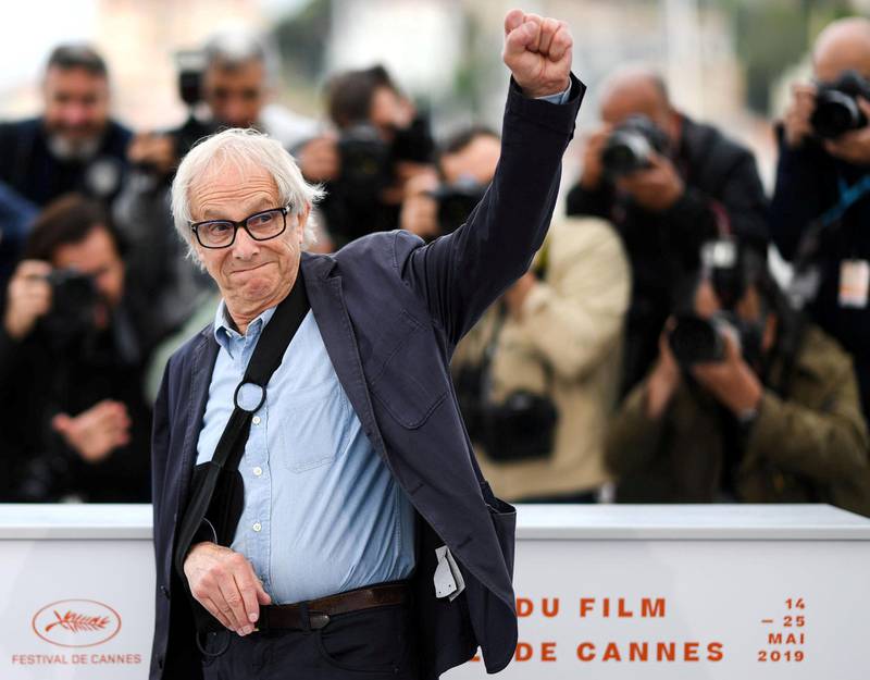 Ken Loach under filmfestivalen i Cannes der kinoaktuelle «Sorry we missed you» hadde verdenspremiere. FOTO: LOIC VENANCE/AFP/NTB SCANPIX