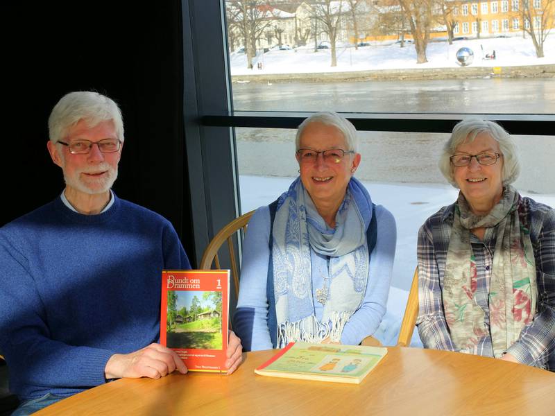 Seminar-serie: Torkild Alsvik og Liv Evju, redaktør og skribent i Rundtom Drammen, og Nancy Sætrang fra Tangen og Åskollen Historielag, er tre av musklene bak tidsskriftet Rundtom Drammen. 