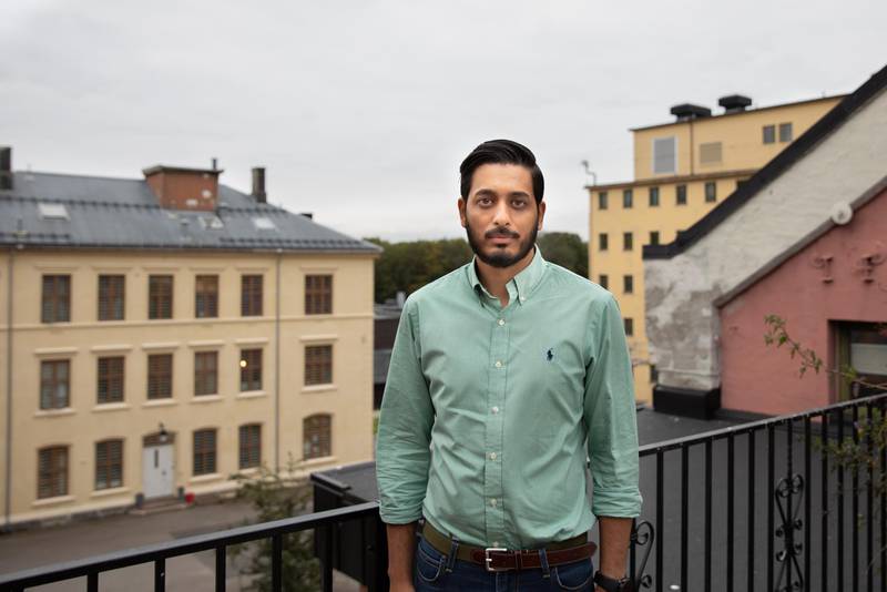 Leder for Oslo fengselfunksjonærers forening, Farukh Qureshi. Oslo fengsel, september 2019.