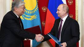 Kasakhstans leder møtte Putin i Kreml