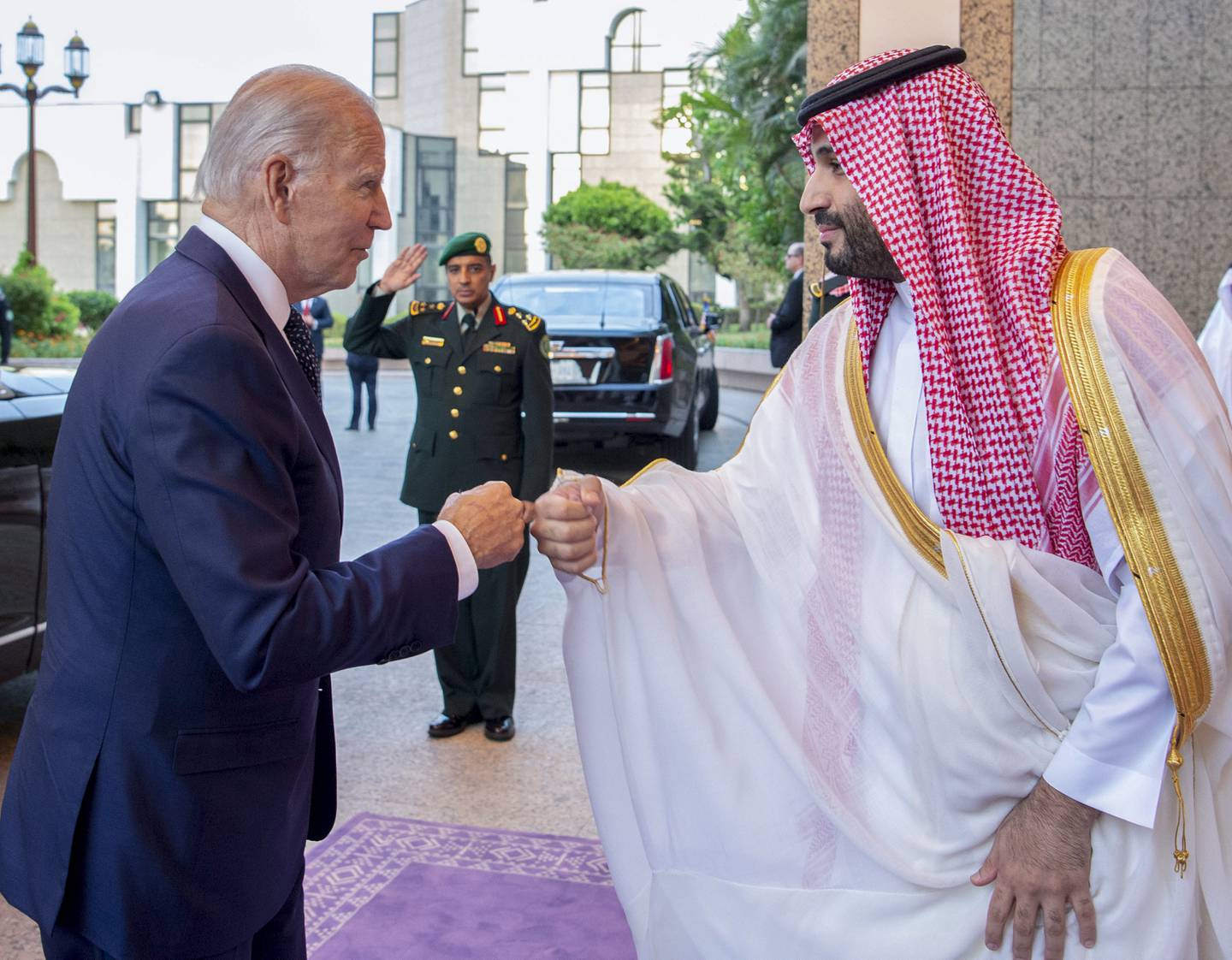 Bildet av hilsenen mellom Saudi-Arabias kronprins Mohammed bin Salman og Joe Biden under den amerikanske presidentens besøk i 2022, fikk stor oppmerksomhet.