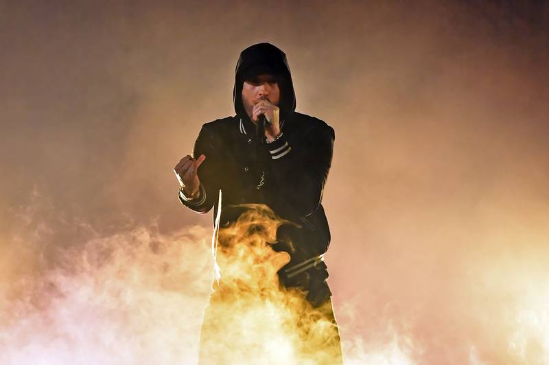 Eminem topper Roskidels første offisielle konsertdag.