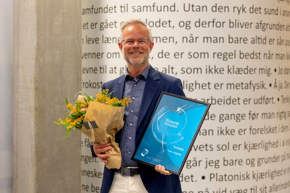 Tirsdag mottok Tore Renberg Nynorsk litteraturpris for romanen «Tollak til Ingeborg».
