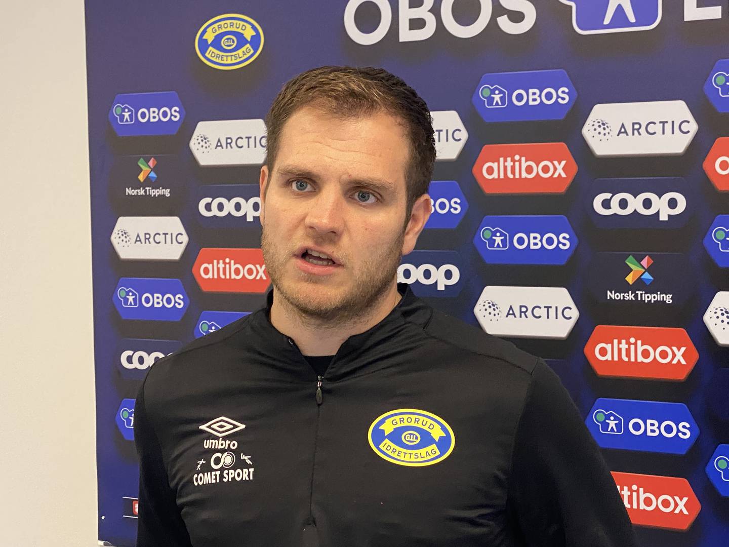 Grorud-trener Johan Gjønnes Nilsen.