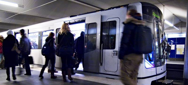 I 2030 vil T-banens kapasitet være sprengt. Derfor er en ny T-banetunnel førsteprioritet. FOTO: FREDRIK BJERKNES