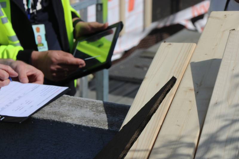 I løpet av A-krims to dager lange storaksjon har 392 arbeidere blitt kontrollert ved 177 byggeplasser i Rogaland. Foto: A-Krim