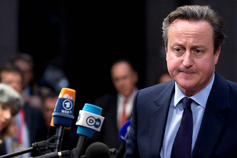 Statsminister David Cameron vil ha Underhusets støtte til bombing. FOTO: NTB SCANPIX