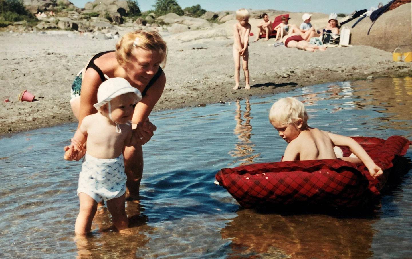 På Lilleskagen i 1967, hvor undertegnede har sin første sesong som aktiv bader.