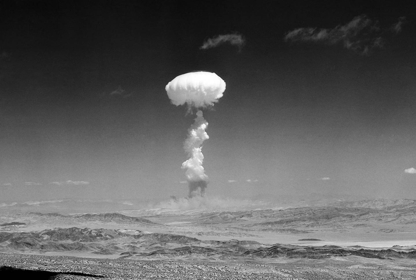 Atomvåpentest i Nevada i 1952 .