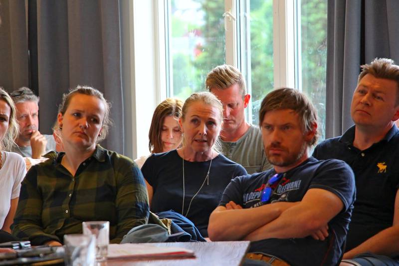 Kritiske: Flere av de oppmøte på Skiolds allmøte var svært kritiske til klubbledelsens håndtering av saken. FOTO: KENNETH LIA SOLBERG