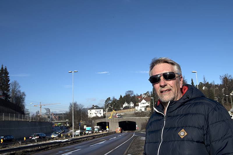 Harald Arvid Furuhaug menr det ikke var nor særlig til kø gjennom Brynstunnelen mandag, men at det kan bli verre etter vinterferien. 