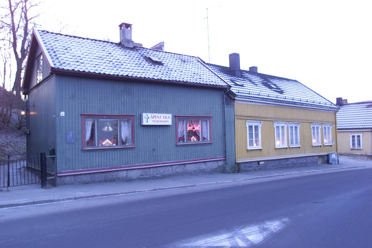 Før Lykkeberg-kvartalet ble revet, lå Åpent Hus i Nygata.