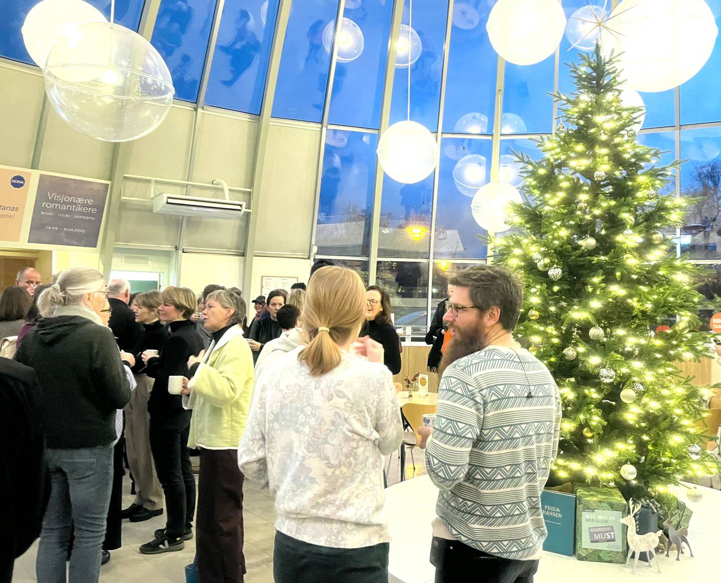 Juleavslutning for kulturlivet på Stavanger Kunstmuseum.
