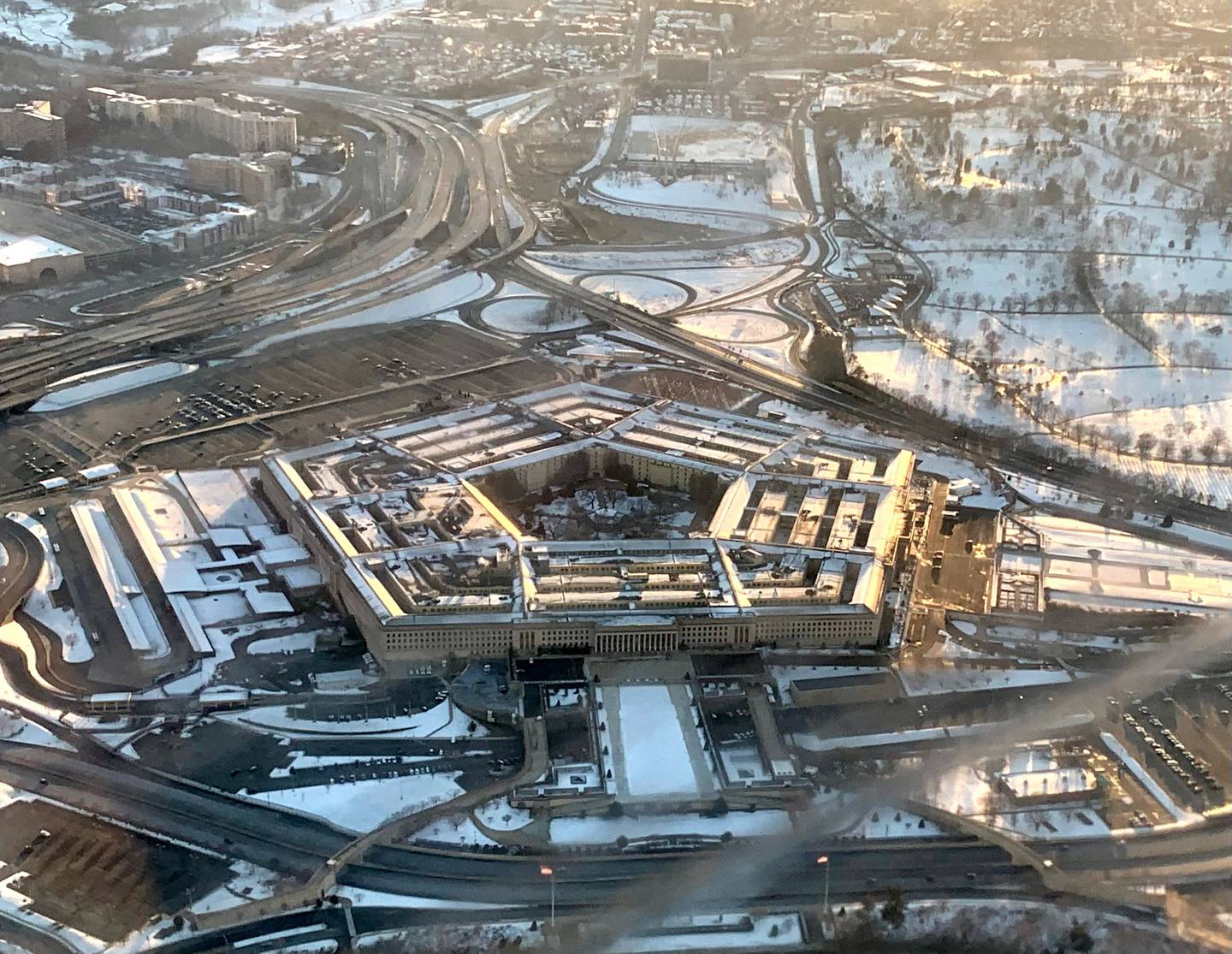 Et bilde av Pentagon i Washington DC.