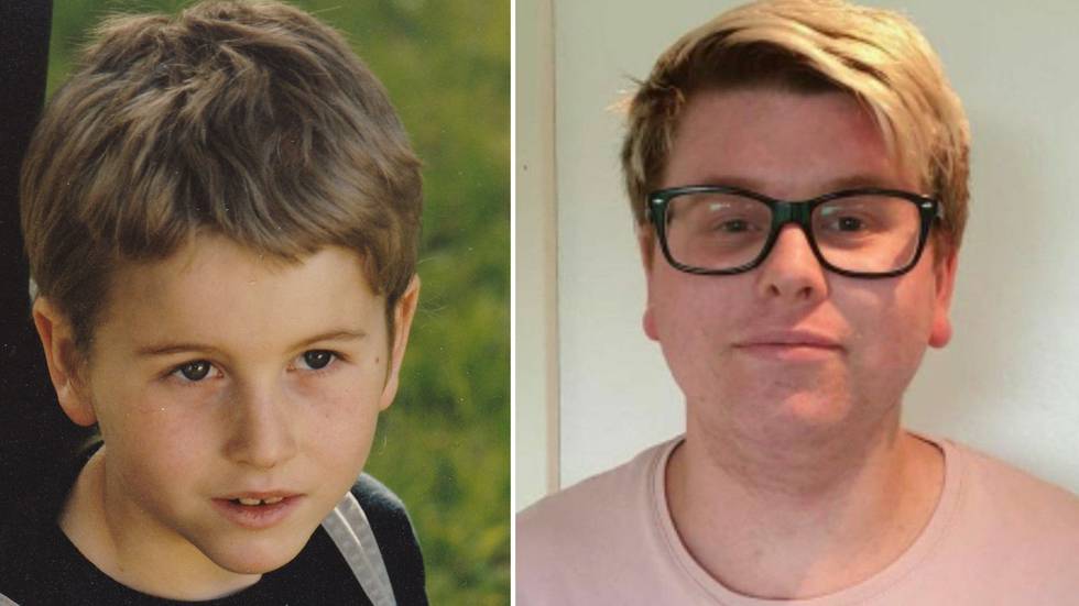 Bildet til venstre er Paal William Craig Furunes' første skolefoto i tredje klasse, da han var 8-9 år. I dag er han 26 år.