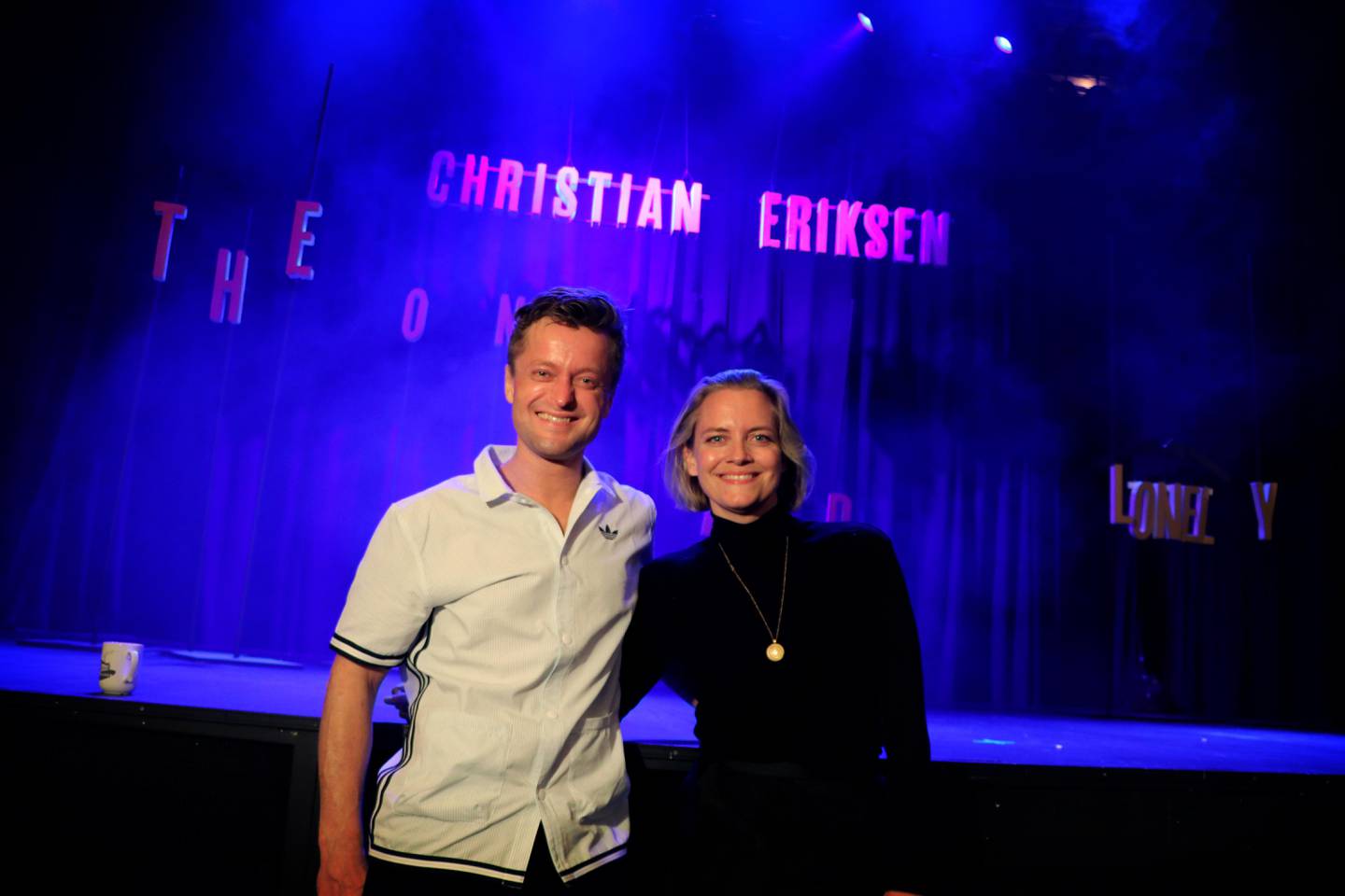 Christian Eriksen og Nina Ellen Ødegård