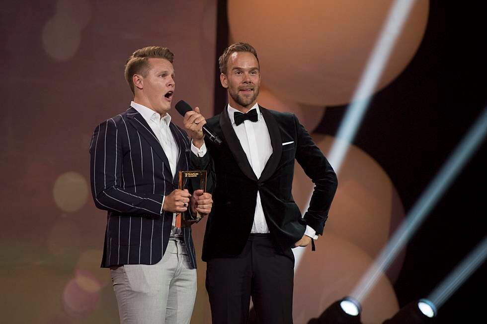 Vegard Harm og Morten Hegseth under Gullruten i 2019.