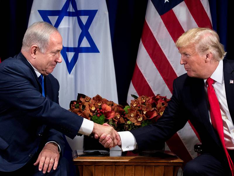 AVTALE: Trump vil kreve noe tilbake av Israels statsminister Benjamin Netanyahu, mener israelsk statsviter. 