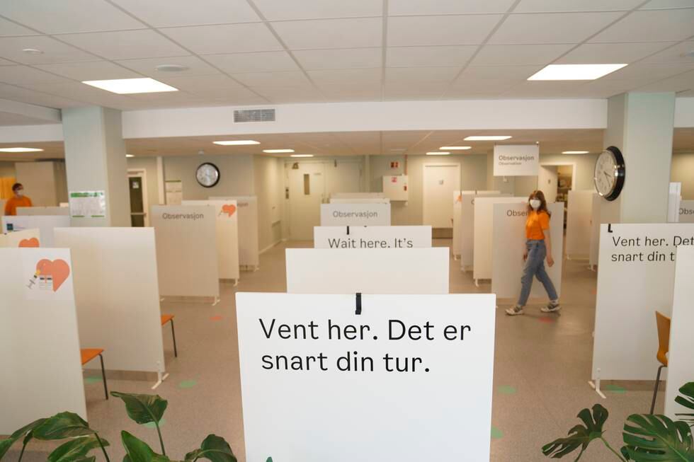 I løpet av uken som starter 9. august, vil 34.000 av Oslos vaksinedoser gå ut på dato. Helseetaten har lagt en plan for å få satt dosene før de ikke kan brukes. Foto: Torstein Bøe / NTB