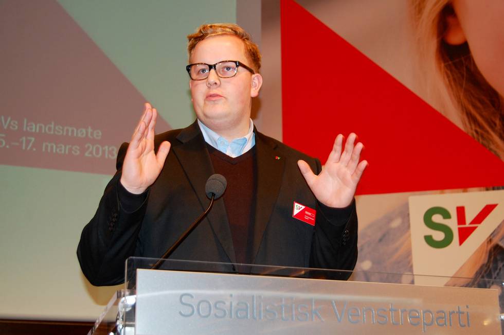 Eirik Faret Sakariassen (SV) er valgt inn i komiteen som skal utarbeide SV-programmet til stortingsvalget i 2017.