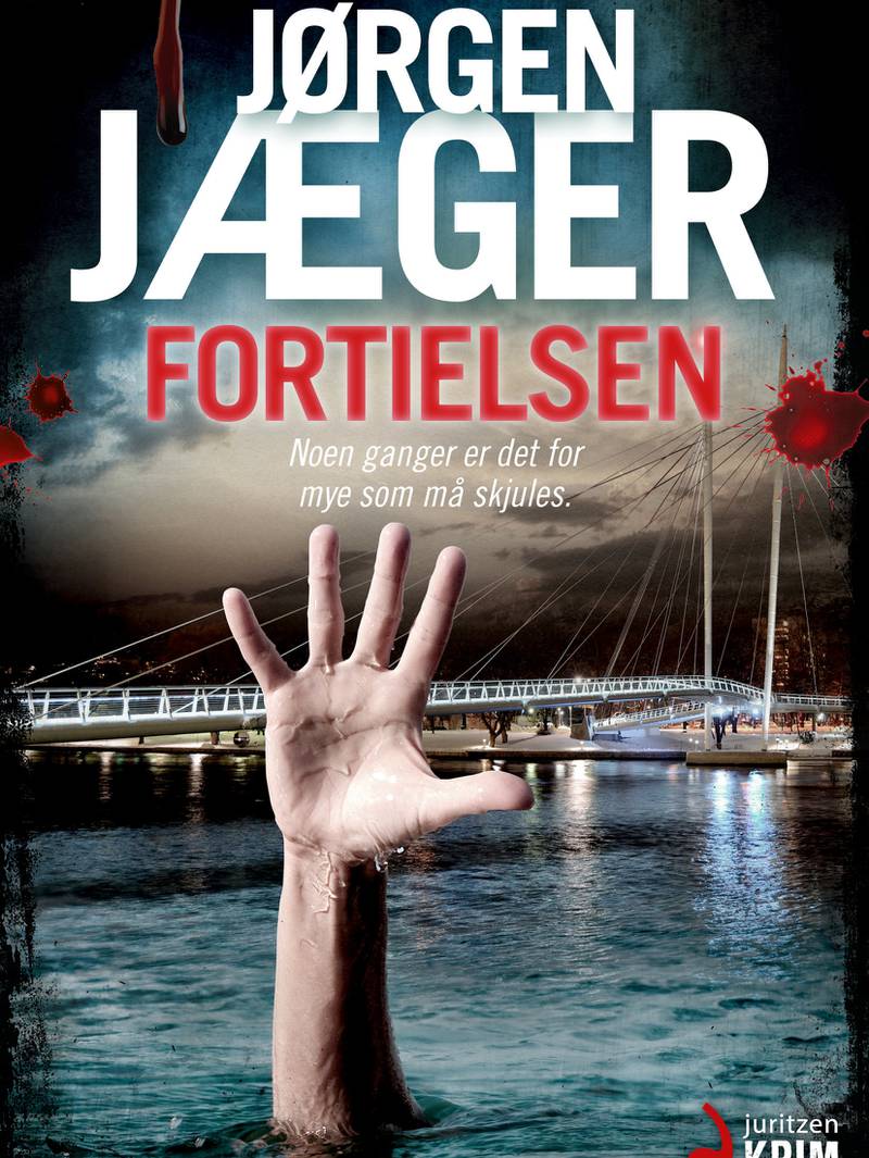Drammens kjente landemerke Ypsilon ser ikke så idyllisk ut, på coveret til Jørgen Jægers nye bok.