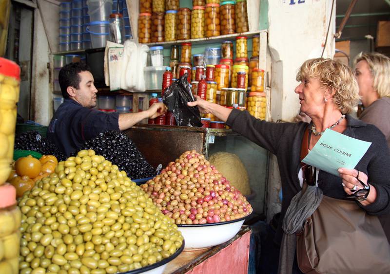 Marrakech er en himmel for matelskere som er glad i oliven, krydder og ørkenfrukter. 
