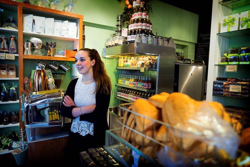 Butikksjef på Sjokoladepiken, Vilda Skagerfält tror Zara kan ha en positiv innvirkning på salget av kaffe og sjokolade.