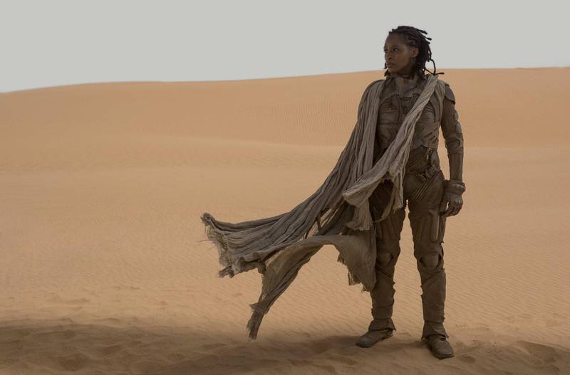 Zendaya Coleman i den nye filmatiseringen av Frank Herberts «Dune». Foto: SF Studios