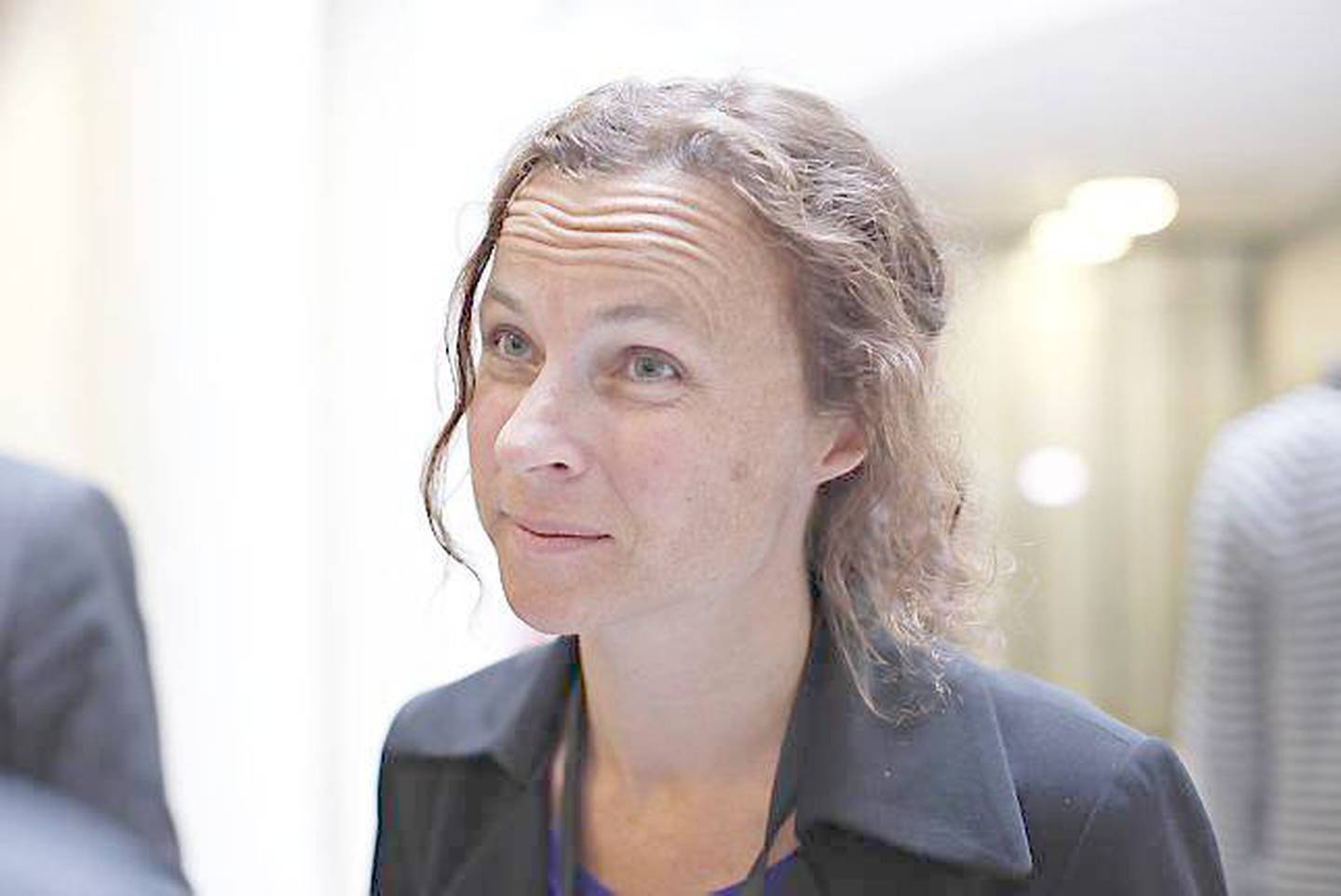 Bistandsadvokat Cathrine Grøndahl, her under domsavsigelsen mot Anders Behring Breivik, 24. august 2012. I årets utgave av norske Granta har hun skrevet dikt om 22.juli-rettssaken.  FOTO: ANETTE KARLSEN/NTB SCANPIX