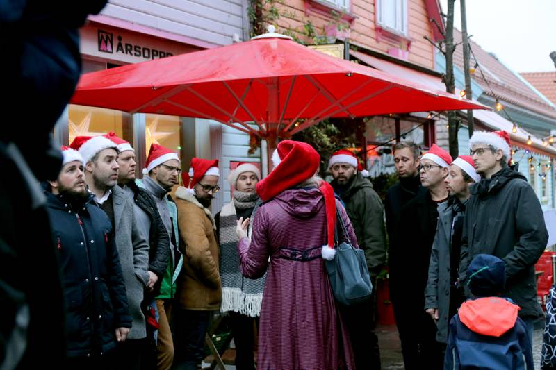 Koret Canentes Sus Barbatus sang julen inn. Foto: Tone Helene Oskarsen
