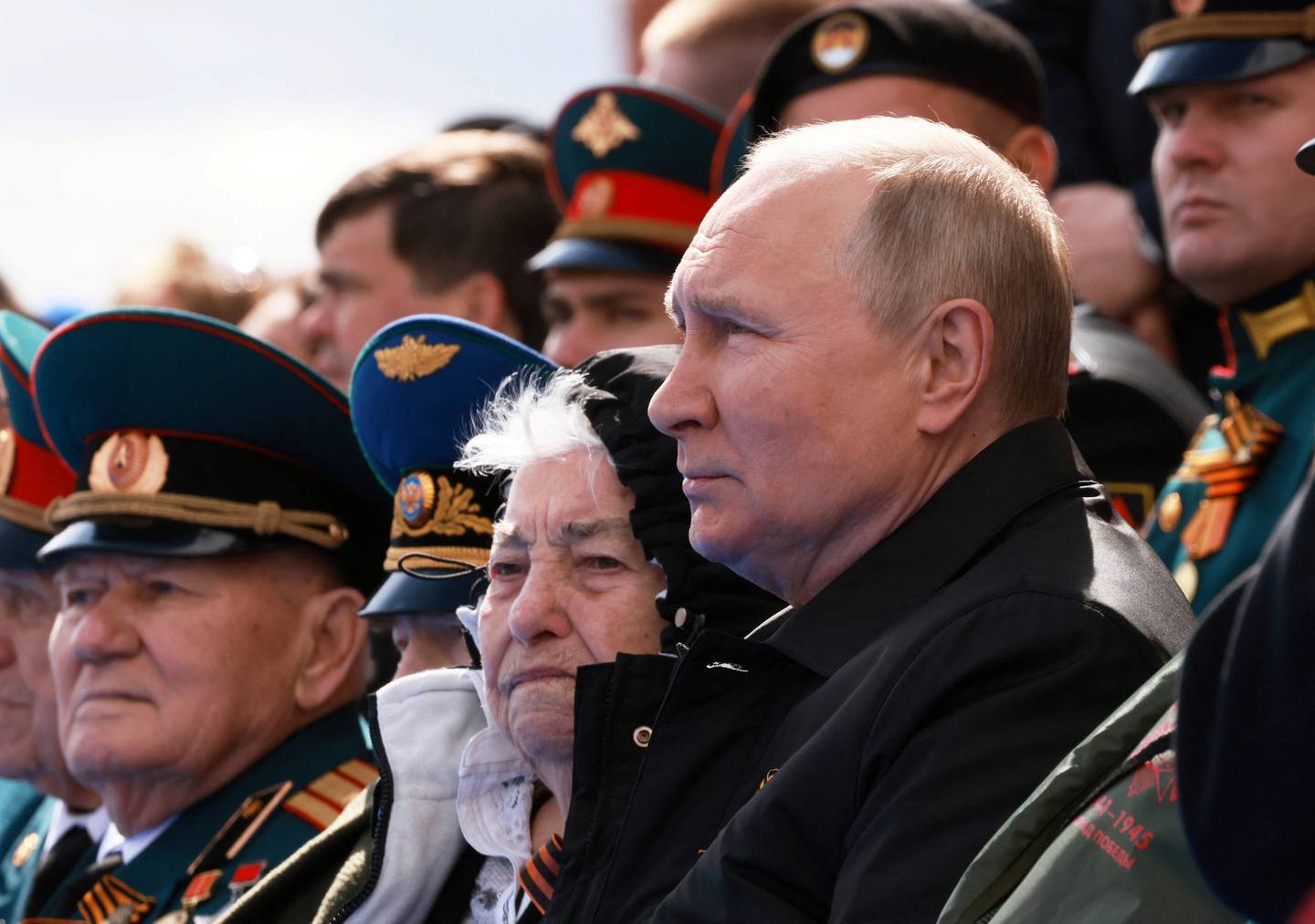 9. mai er en svært viktig dag for Vladimir Putin. Dette bildet er fra markeringen i 2022.