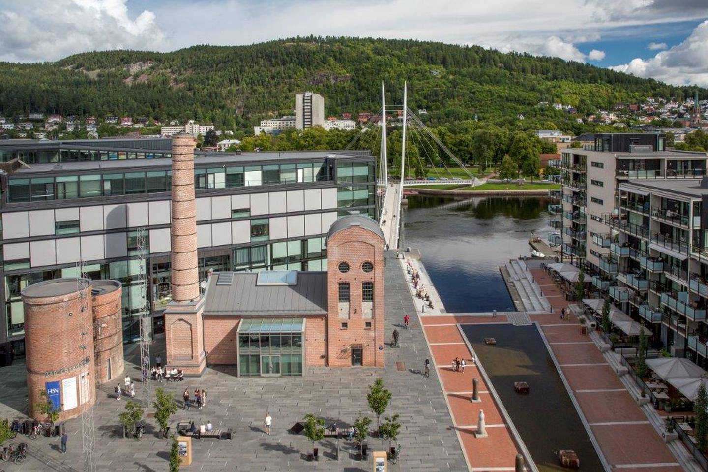 Universitetet i Sørøst-Norge (USN),campus i Drammen.