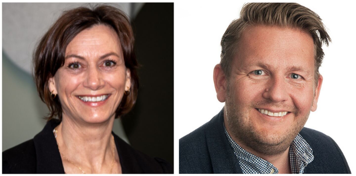 Marianne Bekker, direktør for Utdanning og oppvekst, og Ole-Henrik Holøs Pettersen, direktør for Kultur, miljø og byutvikling.